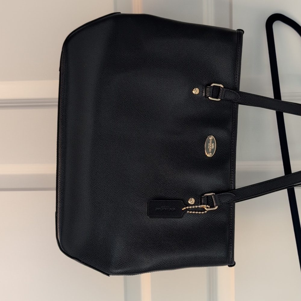 Classic Navy Coach Tote Shoulder Bag
